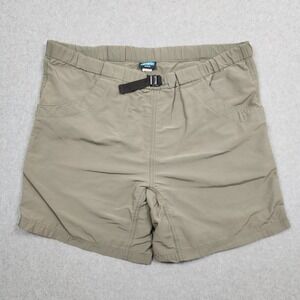 Vintage Kavu Shorts Mens Medium Brown Chino Hiking Outdoor Cargo 38" USA Made